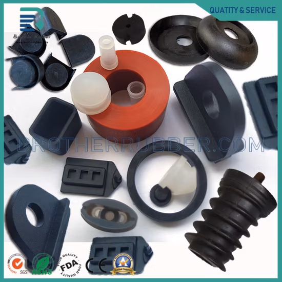 OEM-kundenspezifische Silikon-EPDM-NBR-HNBR-FKM-Gummiformteile aus Autokautschuk
