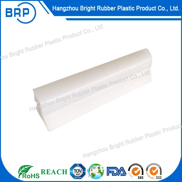 Lu Shape Transparent Silicone Sealing Strip Automotive Rubber Anti-Collision Extrusion Parts